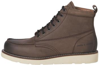 Jack & Jones Jfwtoronto Leather Boot Styd Ln braun stone