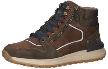 MUSTANG Stiefelette Kunstleder Textil schnürung