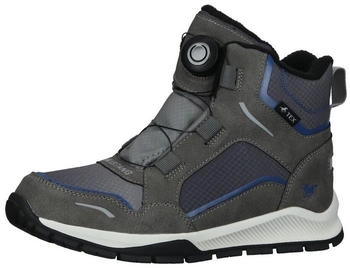 MUSTANG Stiefelette Dunkelgrau Lederimitat Textil