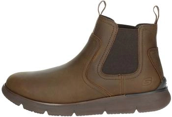 Skechers Augustino Herrenstiefel schokobraunes Leder