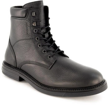 Tommy Hilfiger Schnürboots schwarz Glattleder