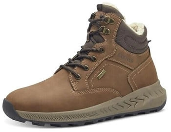 s.Oliver Herren Stiefel zum Schnüren Wasserabweisend Vegan cognac