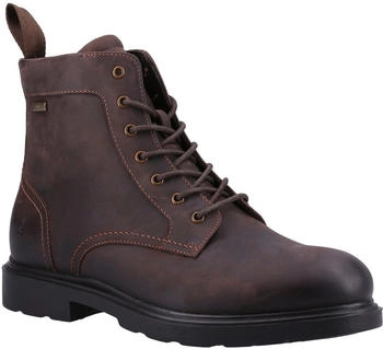 Hush Puppies Porter braune Herrenstiefel Leder