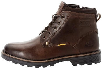 Camel Active Leder Schnürschuh braun