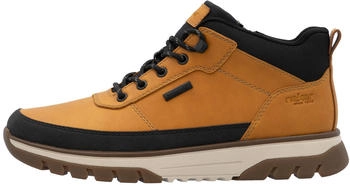 Rieker Lace-up boots with TEX membrane ockergelb-schwarz