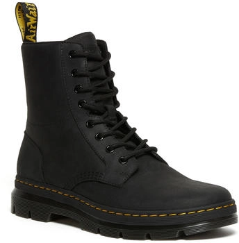 Dr. Martens Combs Leather Crazy Horse schwarz