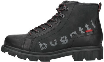 Bugatti Imitation Leather Ankle Boot Warm Lining schwarz