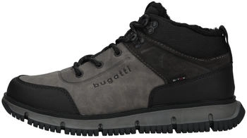 Bugatti Imitation Leather Ankle Boot with Warm Lining schwarz/grau