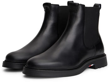 Tommy Hilfiger Light Chelsea Leather Ankle Boots (FM0FM05591) schwarz/weiß