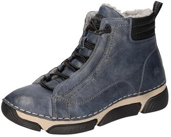Lerros Schnürboots mit seitlichem Reißverschluss blau