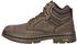 Jeep Faux Leather/Textile Lace-up Ankle Boot dunkelbraun