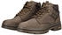 Jeep Faux Leather/Textile Lace-up Ankle Boot dunkelbraun