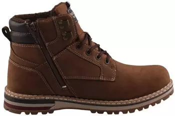 Dockers by Gerli Imitation Leather Lace-up Ankle Boot braun