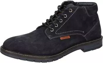 Lerros Schnürboots mit seitlichem Reißverschluss blau marine