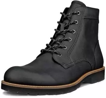 Ecco Jamestown Lace Boot schwarz