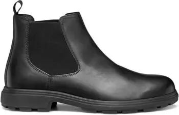 Geox Stiefelette Leder/Textil schwarz