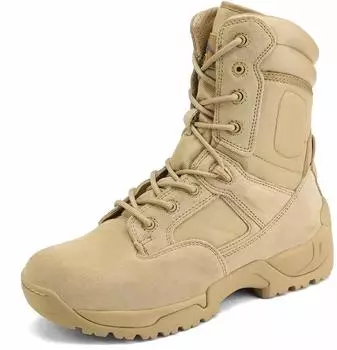 NORTIV8 Military Tactical Boots Zipper (NMUMMT2501) sandfarbe