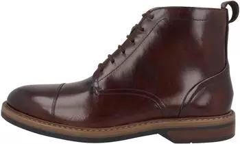 Clarks Aldwin Cap leather mid tan lea/braun