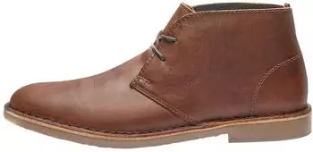 Next Fashion Leather Ankle Boot braun