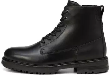 Marc O'Polo Ankle Boot with Inner Zip and Fur Lining schwarz