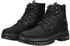 Jeep Leather/Textile Lace-up Ankle Boot schwarz