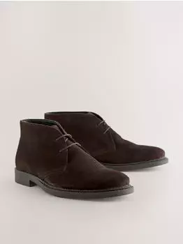 Next Fashion Elegante Velourslederstiefel (NXTrvrz) braun