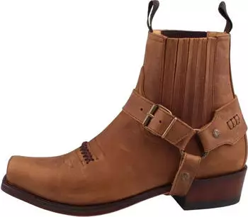 Sendra Boots Cowboystiefel Westernstiefel Motorradstiefel Biker 6445 braun