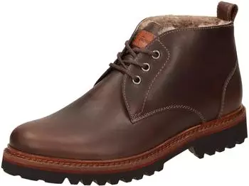Sioux Lace-Up Ankle Boots for Men dunkelbraun