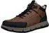 Bugatti Stiefelette Lederimitat Warmfutter cognac