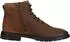 Geox Lace-Up Ankle Boot Leather cognac