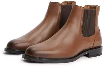 Tommy Hilfiger Corporate Dressy Lth Chelsea (FM0FM05935) winter cognac