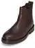 Marc O'Polo Chelsea Boots made of Fine Cowhide Leather dark brown