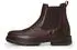 Marc O'Polo Chelsea Boots made of Fine Cowhide Leather dark brown