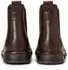 Marc O'Polo Chelsea Boots made of Fine Cowhide Leather dark brown