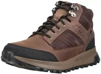 Clarks Lace-up Ankle Boot Leather braun/schwarz