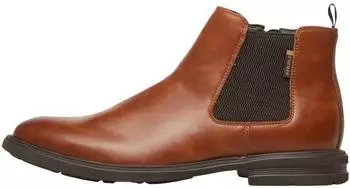 s.Oliver Women's Chelsea Boots - Leather Look braun