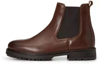 Marc O'Polo Chelsea Boots made of fine Cowhide Leather karamell