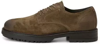 Marc O'Polo Oiled Suede Slip-On Boots dunkel taupe/schwarz taupe/braun
