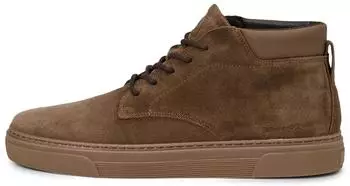 Marc O'Polo Lace-up Ankle Boot Suede Leather beige
