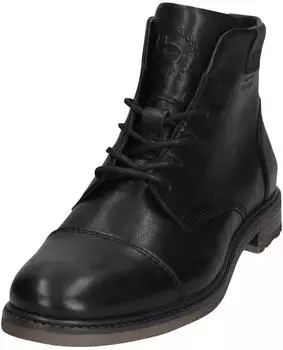 Bugatti Lace-up Boots with Zip schwarz