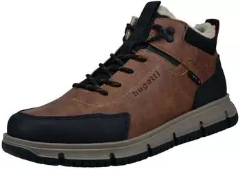 Bugatti Winter Boots Lace-up Boots with Logo Embossing and TEX Equipment braun