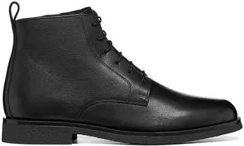 Geox Boots, Leather, for Men schwarz