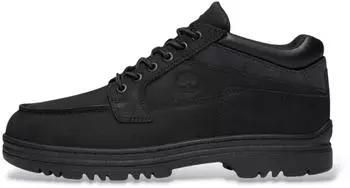 Timberland Heritage Lace Up Shoe Nubuk Black