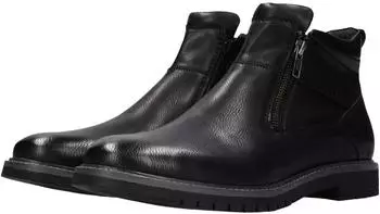 Bugatti Classic Boots with Two Zippers schwarz