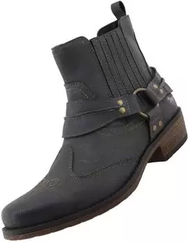 MUSTANG Men's Western Ankle Boot coal