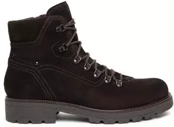 Nero Giardini Ankle Boot Suede Lace-Up Boot dunkelbraun
