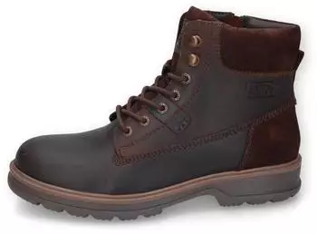 Camel Active Ankle Boot Leather Lace-Up Boot schoko