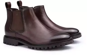 LLOYD Chelsea Boots Men Smooth Leather dk.brown