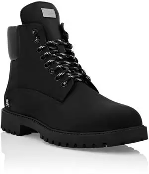 Philipp Plein Boot Boat Shoe schwarz