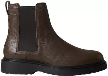 Calvin Klein Chelsea Boots mit Ledersohle dunkelbraun